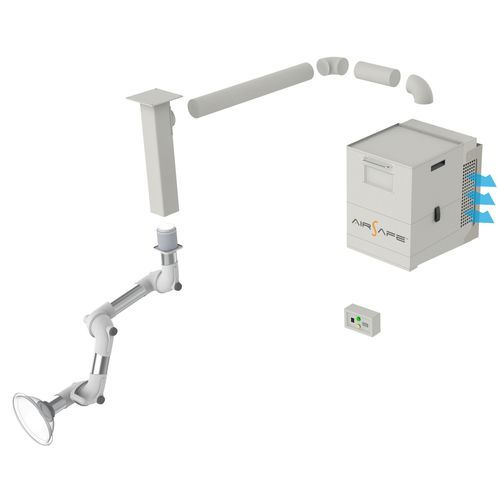 Aerosolansauger für Zahnarztpraxis - VX400F - Airsafe - mobil / mit Filtersystem