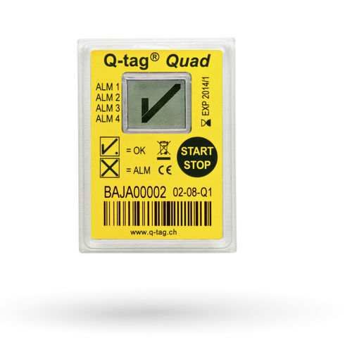Temperatur-Datenlogger - Q-tag Quad - Berlinger - für Kältekette