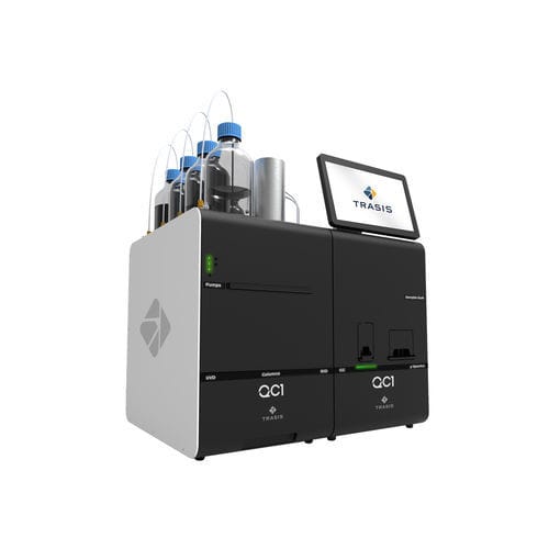 Schrank für radioaktives Isotop - QC1 - Trasis - automatisiert / 1 Modul