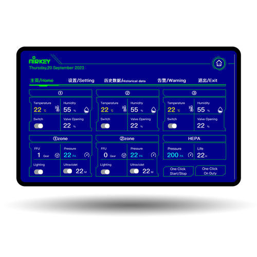 Temperaturkontrollsystem - Airkey Envirotech Co., Ltd. - Feuchte / Monitoring / mit Touchscreen