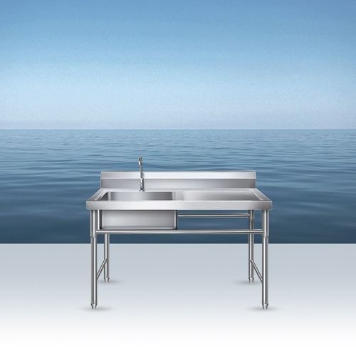 Tisch für Reinraum - Airkey Envirotech Co., Ltd. - rechteckig / mit Waschbecken / Edelstahl
