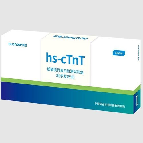 Reagenzkit / kardiales Troponin T - AUCHEER BIOTECHNOLOGY - als Lösung / Chemilumineszenz