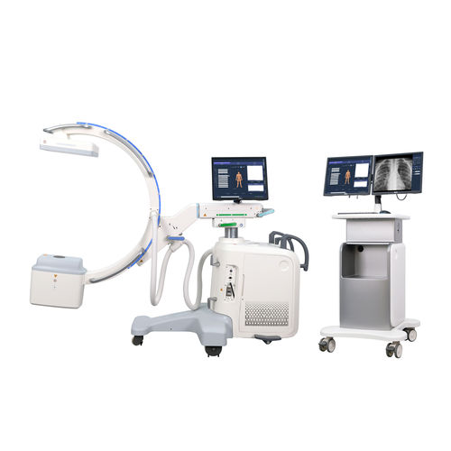 Mobiler C-Bogen - C715 - Fatali Medical - mit Flachbildsensor / mit Videosäule / mit integriertem Bildschirm