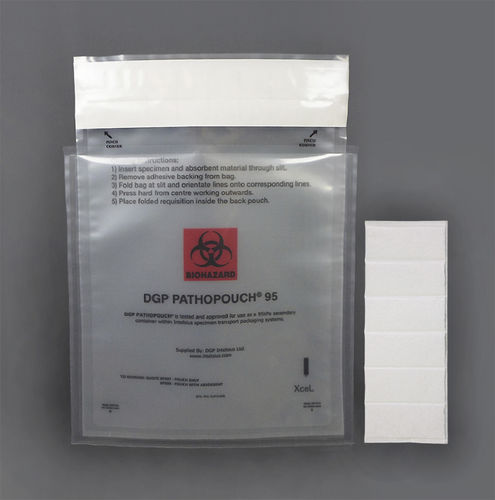 Verpackungsbeutel für Gefahrstoffe - BP008 - DGP Intelsius GmbH - für biologische Produkte / für infektiöse Produke / für medizinische Abfälle
