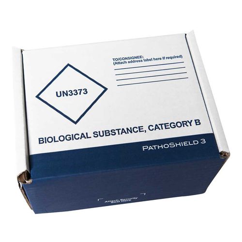 Verpackungsbox für Pharmaprodukte - PathoShield 3 - DGP Intelsius GmbH - für biologische Proben / Transport / Papier