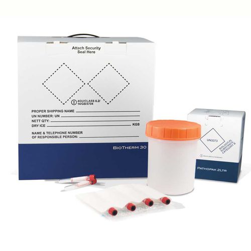 Probenbehälter für Transport - BioTherm With PathoPak - DGP Intelsius GmbH - mit Schraubverschluss