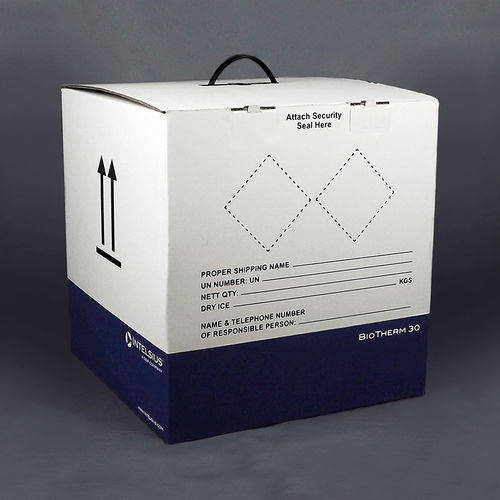 Verpackungsbox für Pharmaprodukte - BIOTHERM 30P - DGP Intelsius GmbH - für biologische Proben / Transport / Papier