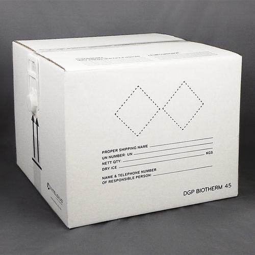Verpackungsbox für Pharmaprodukte - BIOTHERM 45P CRT - DGP Intelsius GmbH - für biologische Proben / Transport / für wärmeempfindliche Produkte