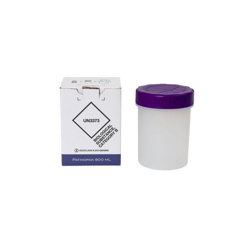 Probenbehälter für Transport - PathoPak 800mL  - DGP Intelsius GmbH - Rachen / Nasen-Rachenraum / autoklavierbar