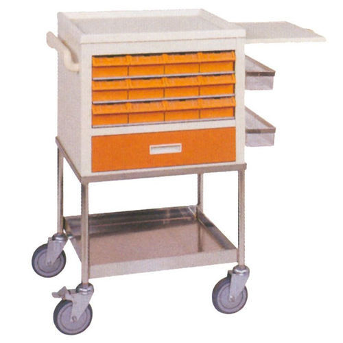 Medikamentenwagen - SY-010 - Chen Kuang Industries - Pflege / Edelstahl / 1 Schublade