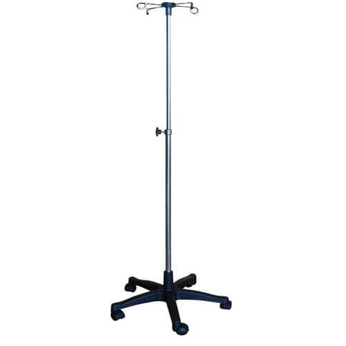 Infusionsständer auf Rollen - SR-015 - Chen Kuang Industries - 4 Haken / höhenverstellbar