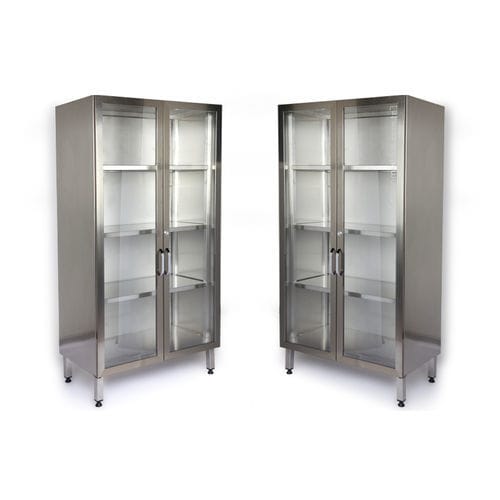 Schrank für Medikamente - Q.IMC.102 - Nisan Medikal San. ve Tic. Ltd. Sti. - für Krankenhaus / mit Regal / mit Tür