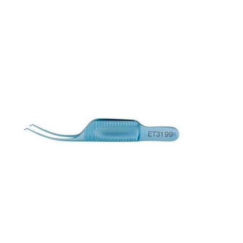 Zange für Ophthalmologie - ET3199 - Storz Eye - zum Greifen von Gewebe / gebogen / Titan