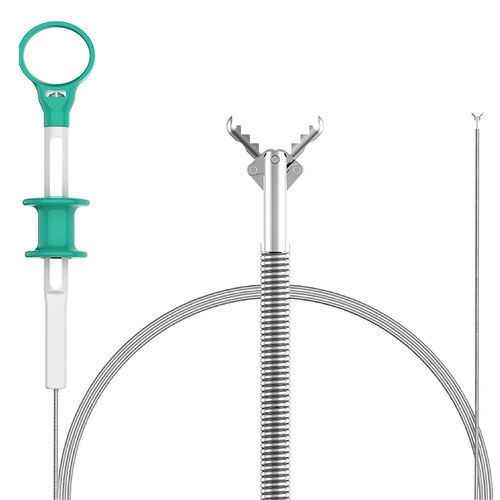 Chirurgische Zange - ATE-QYQ-C-23×1600 - Ningbo Xinwell Medical Technology - für Biopsie / zum Einmalgebrauch / Edelstahl