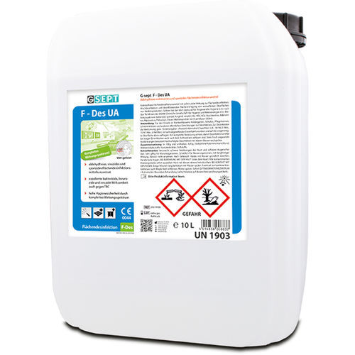 Desinfektionsmittel für Böden und andere Oberflächen - G-SEPT F-Des UA - Glomin - flüssig / 10.000 mL