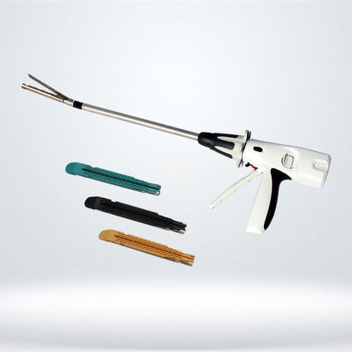 Lineares chirurgisches Klammergerät - Changzhou Lookmed Medical Instrument - für gastrointestinale Chirurgie / Einweg / Schneid