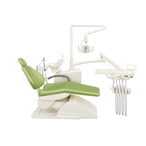 Dentaleinheit mit elektrisch bedientem Stuhl - K-502 - Foshan Kexiang Medical Instrument Co., Ltd. - mit flexiblem Kopfstück / mit Hygienesystem / mit Instrumententräger