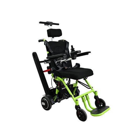 Elektrischer Evakuierungsstuhl - YHR-LD07B - Zhangjiagang Herui Medical Equipment Co., Ltd. - mit Treppensteighilfe / zusammenklappbar / höhenverstellbar