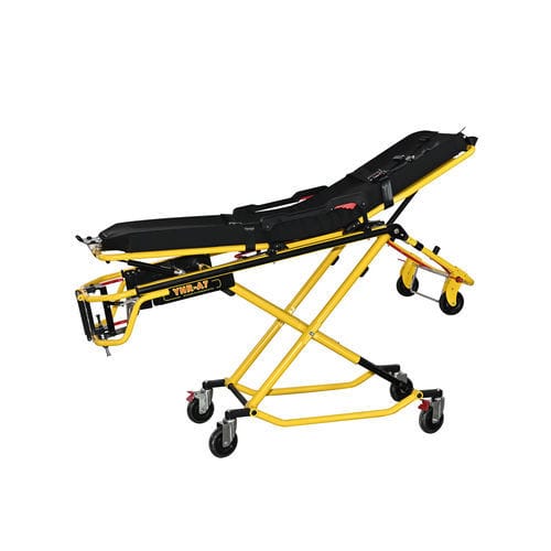 Fahrtrage für Krankenwagen - YHR-A7 - Zhangjiagang Herui Medical Equipment Co., Ltd. - manuell / zusammenklappbar / mit verstellbarer Rückenlehne