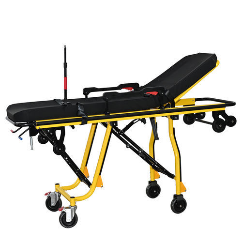 Fahrtrage für Krankenwagen - YHR-A8 - Zhangjiagang Herui Medical Equipment Co., Ltd. - mechanisch / zusammenklappbar / mit verstellbarer Rückenlehne