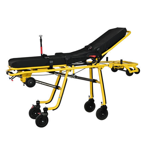 Fahrtrage für Krankenwagen - YHR-A11 - Zhangjiagang Herui Medical Equipment Co., Ltd. - mechanisch / zusammenklappbar / mit verstellbarer Rückenlehne