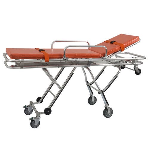 Fahrtrage für Krankenwagen - YHR-A4 - Zhangjiagang Herui Medical Equipment Co., Ltd. - mechanisch / zusammenklappbar / höhenverstellbar