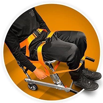 Evakuierungsstuhl mit Treppensteighilfe - YHR-W1 - Zhangjiagang Herui Medical Equipment Co., Ltd. - für den Innenraum / für Außenbereich / zusammenklappbar