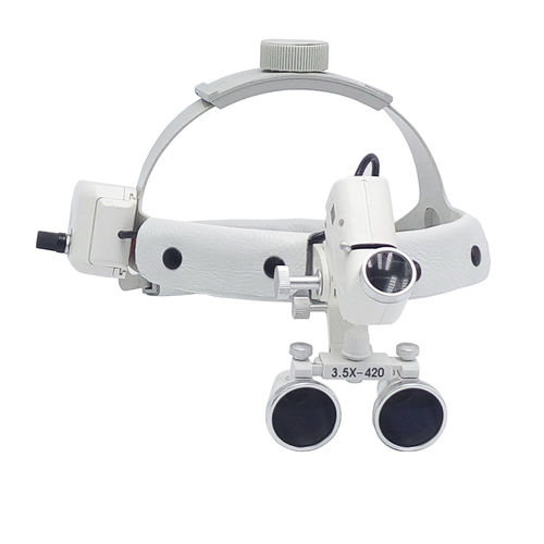 Dental-Stirnleuchte - FOSHAN AKOS MEDICAL INSTRUMENT CO.,LTD - LED / für Binokularlupe
