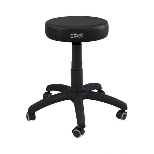 Hocker für Gesundheitseinrichtungen - Stabil Premium - Stabil Equipment Ltd (UK) - höhenverstellbar / auf Rollen / schwarz