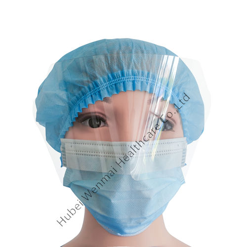 OP-Maske / Polypropylen - WM-FM03 - Hubei Wenmai Healthcare - mit Visier / für Erwachsene / 50er-Packung
