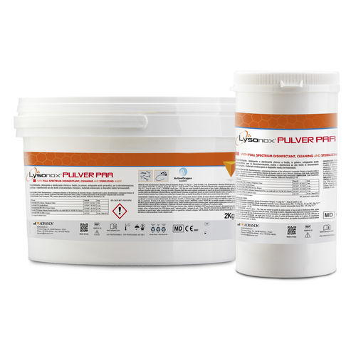 Puder-Desinfektionsmittel - Lysonox® Pulver PAA - ADRANOX - für medizinische Geräte / auf Enzymbasis