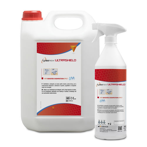 Desinfektionsmittel für medizinische Geräte - Lysonox® Ultrashield - ADRANOX - für Böden und andere Oberflächen / flüssig / 5000 mL