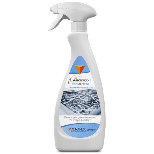 Enzymatisches Reinigungsmittel - Lysonox® Enzy4Clean - ADRANOX - schäumend / Schaum / 750 mL