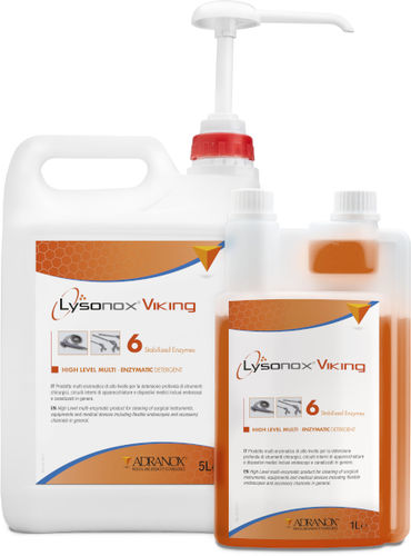 Flüssiges Reinigungsmittel - Lysonox® Viking - ADRANOX - 5000 mL / 1000 mL / enzymatisch
