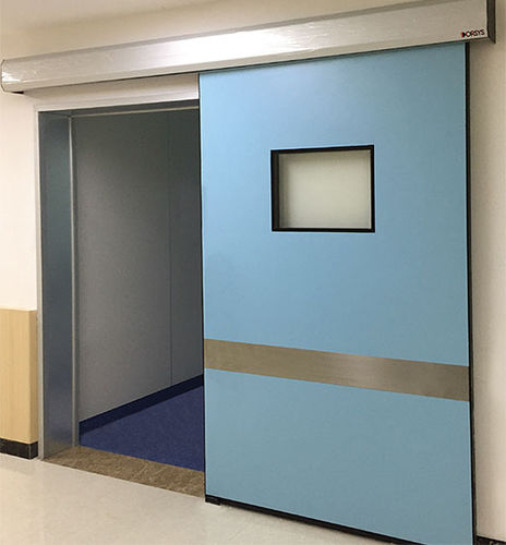 Strahlenschutztür - Woodmans Meditech - Labor / Schiebe / Edelstahl
