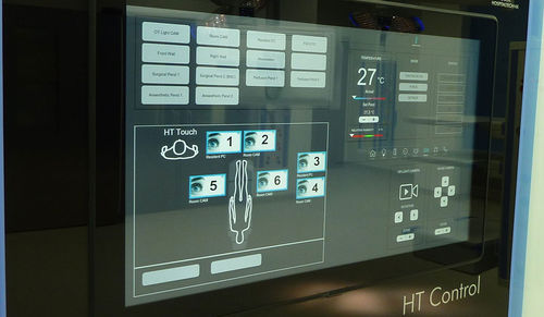 Bedienfeld für OP-Saal - Woodmans Meditech - mit Touchscreen