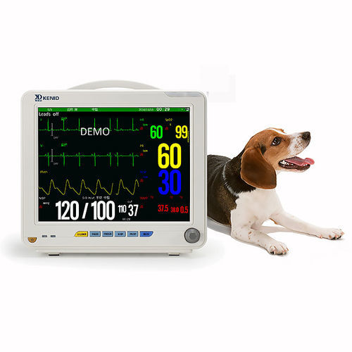 Tragbarer Multiparameter-Monitor - Vet-12N - Wenzhou Kenida Medical Technology - EKG / TEMP / etCO2