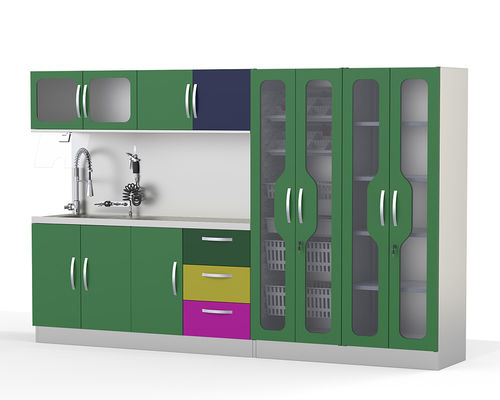 Arbeitsplatte für Labor / für Sterilisierung - OSC211 - Proxenon - Edelstahl / freistehend / mit Regal