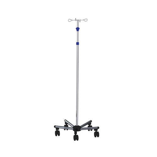 Infusionsstativ auf Rollen - OIV235 - Proxenon - 2 Haken / Edelstahl