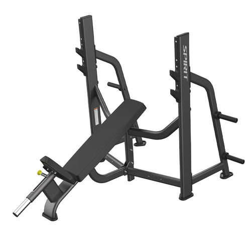 Schräges Kraftbank - SP-7515 - SPIRIT Fitness - mit Hantelscheibenablage