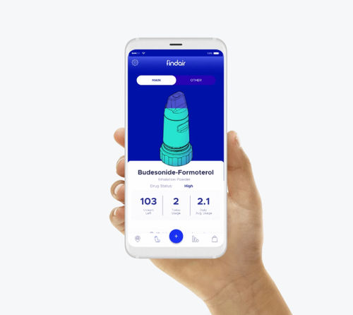 Mobile Applikation / Monitoring - FindAir - zur Verwaltung von Asthma-Patienten / medizinisch / für Smartphone