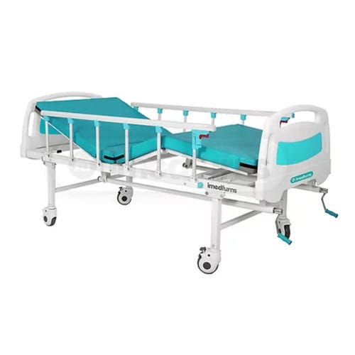 Intensivpflegebett - DLX - imedfurns Private Limited - manuell / mit fester Höhe / auf Rollen