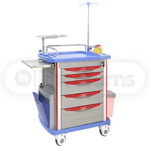 Notfallwagen - ABS - imedfurns Private Limited - für Defibrillator / Sauerstoff / Service