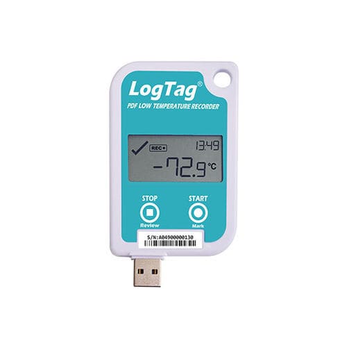 Temperatur-Datenlogger - UTREL-16F - Logtag - für Pharmazieprodukte / für Kältekette / USB