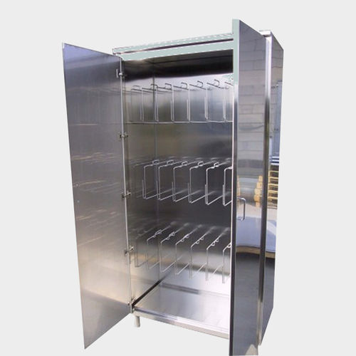 Schrank für Instrumente - Rinox S.r.l. - für Krankenhaus / mit Regal / mit Schwingtür