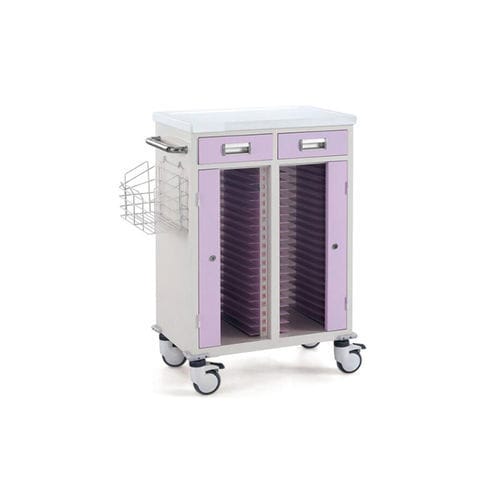 Medizinischer Wagen - RT003 - Foshan Medco Medical equipment Co., Ltd. - für Patientenakten / Lager / Edelstahl
