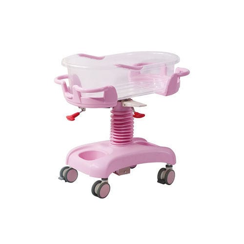 Wiege für Krankenhäuser / für Säuglinge - B002 - Foshan Medco Medical equipment Co., Ltd. - auf Rollen / höhenverstellbar / Schale