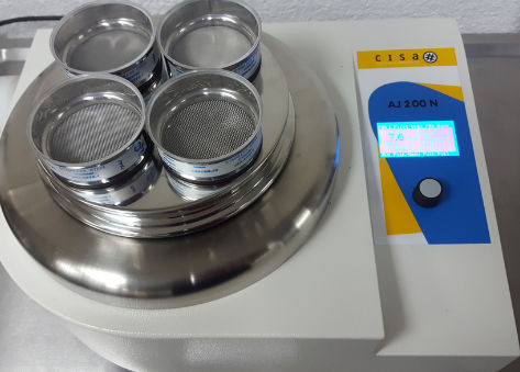 Analysen-Siebmaschine / Tisch - AJ200N - CISA CEDACERIA INDUSTRIAL - für Proben / digital