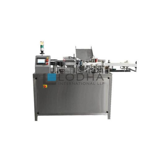 Labeling Maschine / für Ampullen - LI-ASL 2H - Lodha International LLP - für die Pharmaindustrie / automatisch / drehbar
