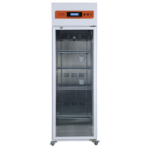 Chromatographie-Kühlschrank - GYCX-360 - Xiamen Guoyi Scientific Instrument - vertikal / 1 Tür / mit Glastür